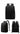 BANGE 7856 Black New Arrivals Stylish Waterproof Business Commuting Laptop Backpack Ergonomic Lightweight School Bag Backpack Wholesale & Fashion Men'S M1 Hand Bag Business Pu Messenger Multi-Pocket - Black